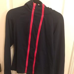 Lululemon Navy hoodie jacket w pink.
